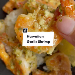 Hawaiian Garlic Shrimp