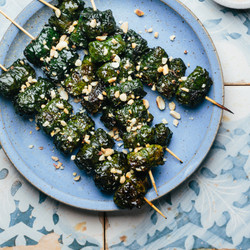 Vietnamese Grilled Beef Wrapped In Betel Leaves / Bò Lá Lốt