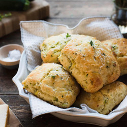 Savory Zucchini Scones With Feta And Thyme