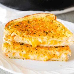 Garlic Bread Grilled Cheese