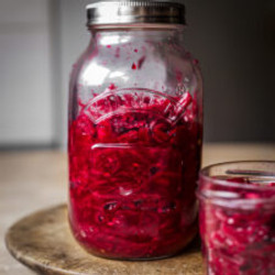 Beetroot Ginger Sauerkraut