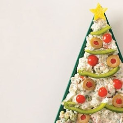 Broccoli Dip (Christmas tree dip)