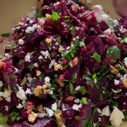 The Nuttiest Beet Salad There Ever Was!