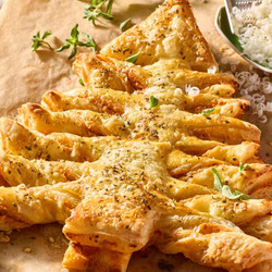 Savory Puff Pastry Christmas Tree
