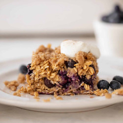 Blueberry Muffin Baked Oatmeal