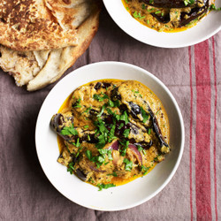 Aubergine And Coconut Curry