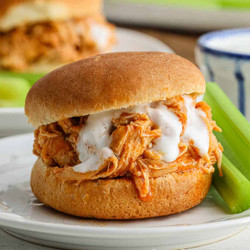 Crock Pot Buffalo Chicken Sliders