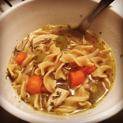 Instant Pot Jeffrey’s Chicken Noodle Soup