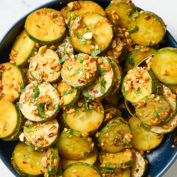 Spicy Peanut Cucumber Salad
