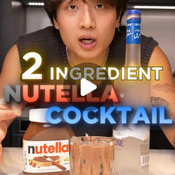 Espresso Nutella cocktail