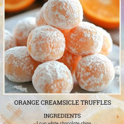 🍊 Orange Creamsicle Truffles