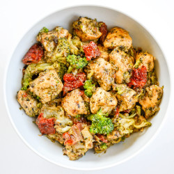 Basil Pesto Chicken And Veggies