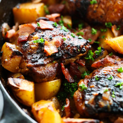 Braised Dijon Chicken And Potatoes - Chef In Training