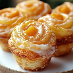Peach Pie Cruffins Twist