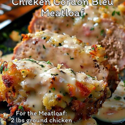 Chicken Cordon Bleu Meatloaf