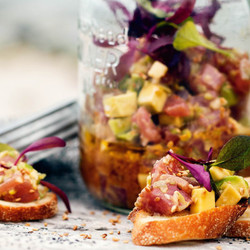Tuna Tartare With Yuzu Dressing