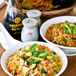 Zucchini And Egg Fried Rice