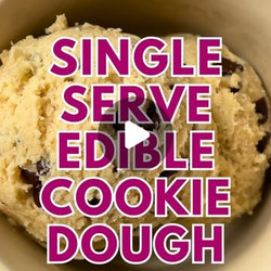 Single Serve Edible Cookie Dough