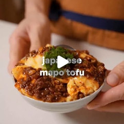 Jiggly Mapo Tofu on steamed eggs must mains