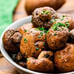 Crock Pot Ranch Mushrooms