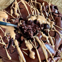 Lighter Chocolate Cottage Cheese Cheesecake