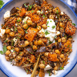 Easy Chickpea Shawarma Bowl With Roasted Vegetables