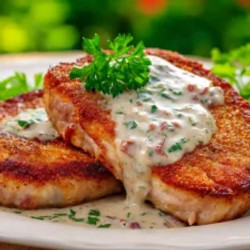 Country Fried Pork Chops With Bacon Gravy Crispy