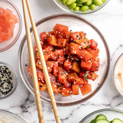 Watermelon Tuna Sashimi