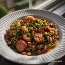 Comforting Hoppin John Recipe With Canned Black Eyed Peas