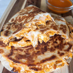 Cheesy Buffalo Chicken Quesadilla