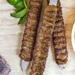 Beef And Lamb Kabob (koobideh)