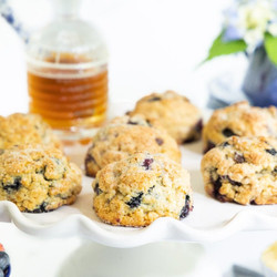 Ridiculously Easy Lemon Blueberry Scones