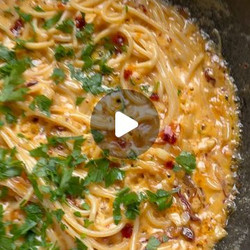 Caramelized Onion &amp; Chili Oil Pasta
