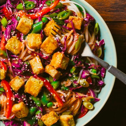 Soba Salad With Toasted Sesame Soy-peanut Dressing