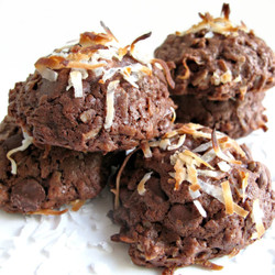 Chocolate Coconut Cookies