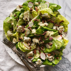 Crunchy, Creamy Green Salad