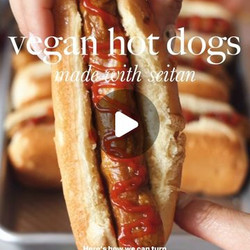 Homemade Vegan Hot Dogs