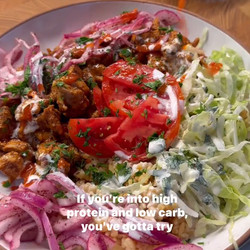 Middle Eastern Chicken &amp; Rice Bowl