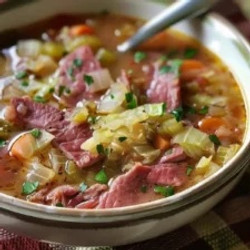 Corned Beef And Cabbage Soup