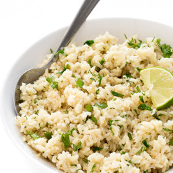 Healthy Cilantro Lime Brown Rice