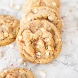 White Chocolate Peppermint Cookies