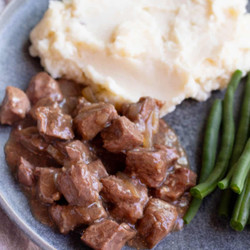 Slow Cooker Steak Bites