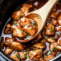 Crockpot Bourbon Chicken