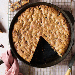 Chocolate, Pecan &amp; Cherry Skillet Cookie