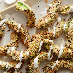 Air Fryer Everything Bagel Avocado Fries