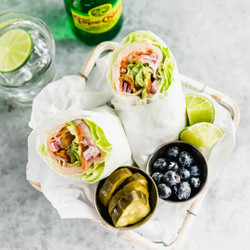 Turkey Club Lettuce Wraps
