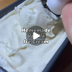 3-ingredient Homemade Vanilla Ice Cream