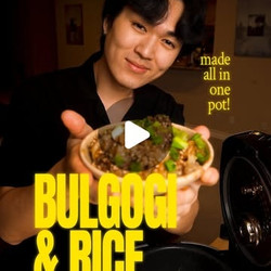 Rice Cooker One Pot Korean Beef Bulgogi