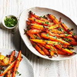 Sticky Whole-roasted Carrots Recipe