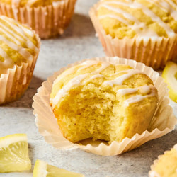 Lemon Muffins (one-bowl)
